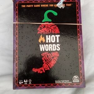 Spin Master Hot Words Board Game - Black and Red